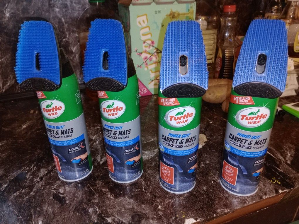 4 New Cans Of Upholstery Cleaner