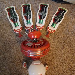 Vintage 1997 Coca Cola Ceiling Fan