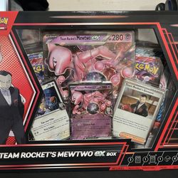 Team Rocket Mewtwo Ex Box 