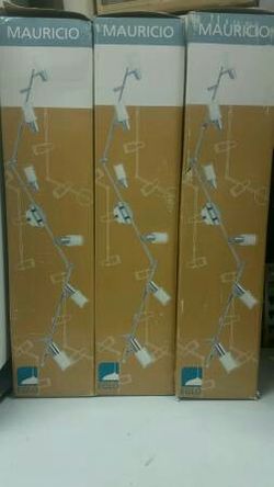 Eglo Mauricio 6-Light Chrome Adjustable Track Lighting Fixture