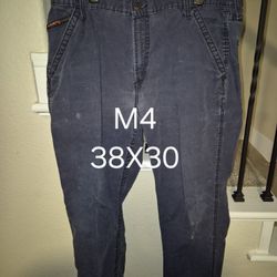 ARIAT FRC M4 WORKHORSE LOW RISE BOOT CUT NAVY BLUE PANTS 