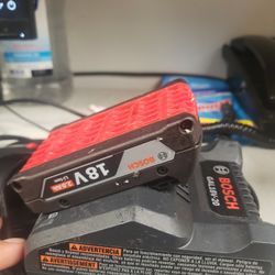 Bosch Charger And Battery 18 V