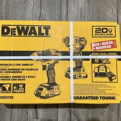 New Dewalt 2-Tool Combo Kit