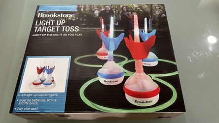 New Brookstone Light-Up Target Toss