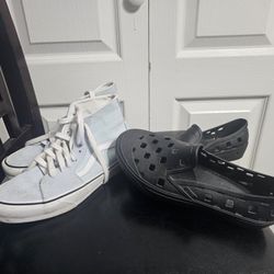 Vans shoes 7 mens / women's 8.5 both for $40 pick up only edinburg