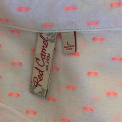 Red Camel: Long Sleeved, Collared, Button Front Shirt, Size: Large