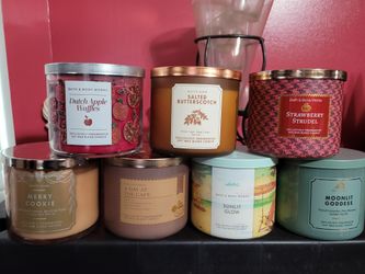 Bath Body 3 Wick Candles