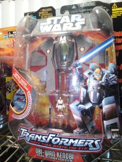 Star Wars X Transformers Obi Wan Kenobi Action Figure 