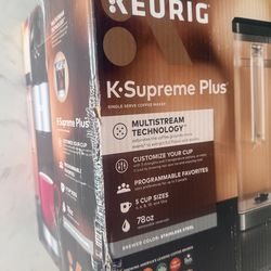 Keurig K-Supreme Plus Steel Single-Serve K-Cup Pod Coffee Maker