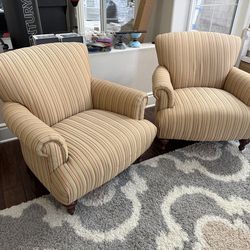 Matching pair of arm chairs