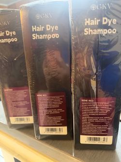 Red wine dye shampoo