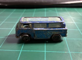 Vintage 1969 Hot Wheels Redline Blue VW Beach Bomb