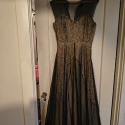 Vintage Black Lace Dress