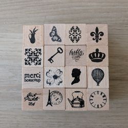 Rubber Stamp Lot Of 16