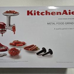 KitchenAid Metal Food Grinder Attachment