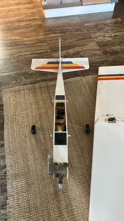 RC Fixed Wing Airplane with Gas Engine