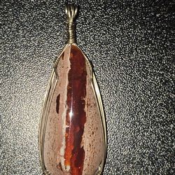 Red Opal Pendant