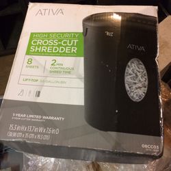 Ativa cross cut shredder