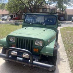 Antique Jeep Wrangler