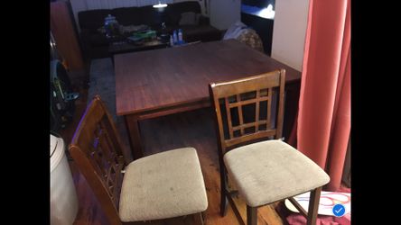 Table and chairs