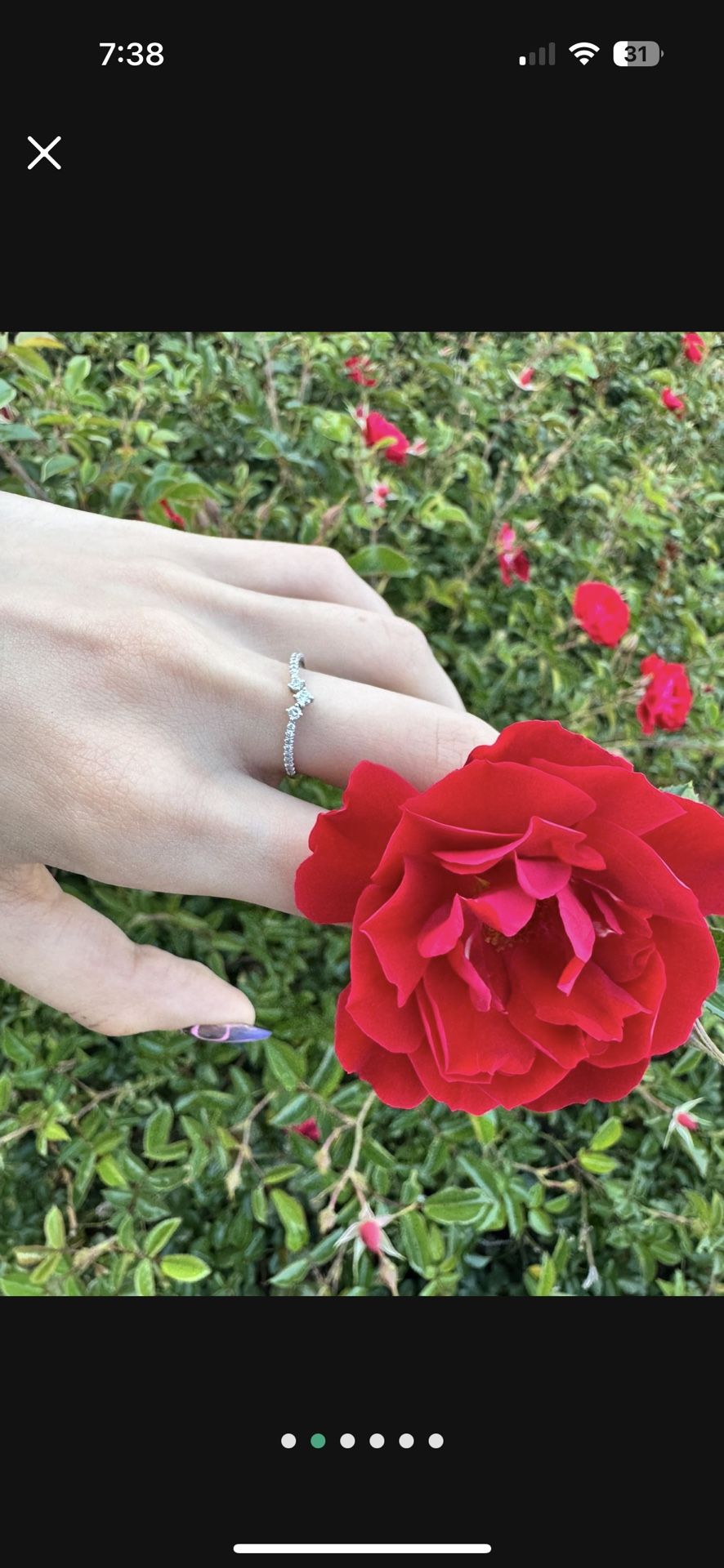 MAJOR SALE 14K White Gold Diamond Ring