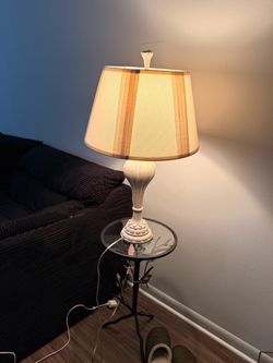 Vintage ivory table lamp