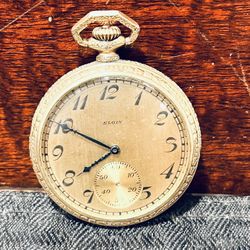 Vintage Elgin Pocket Watch,For Parts.