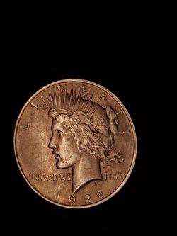 1922 Peace Silver Dollar Coin
