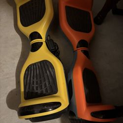 Two Balancing Scooters Slightly Used