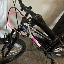 Pink And Black Mountain Bike 