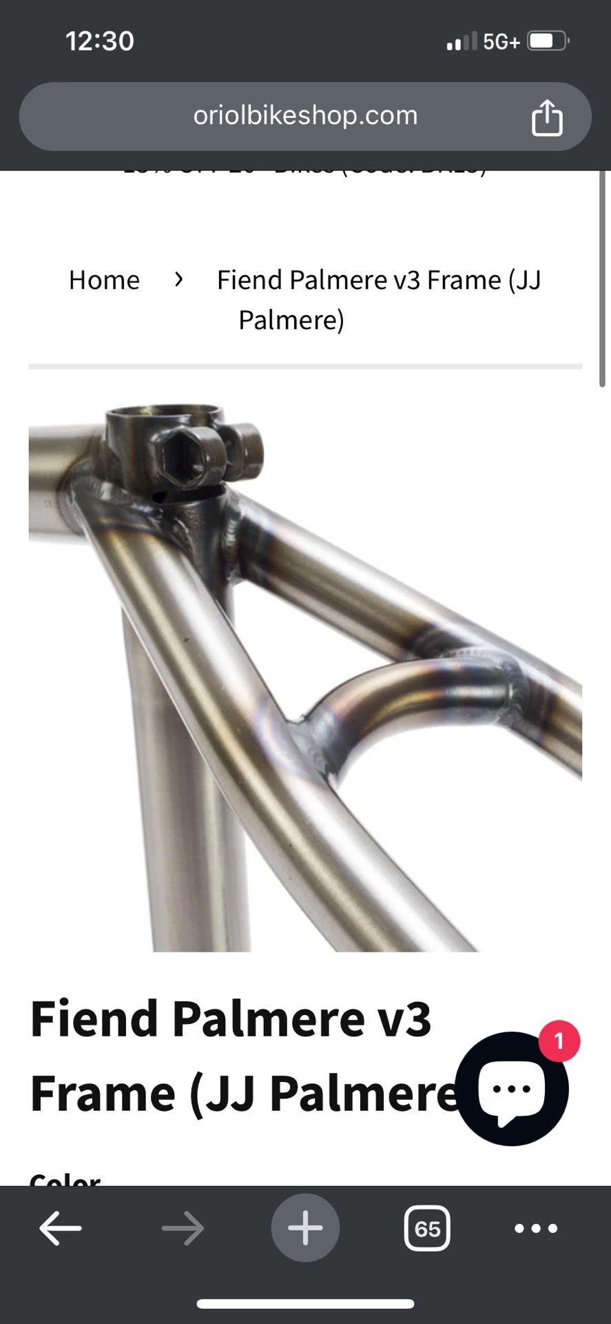 Fiend Palmere V3 Bmx Frame 21 for Sale in Chula Vista CA OfferUp