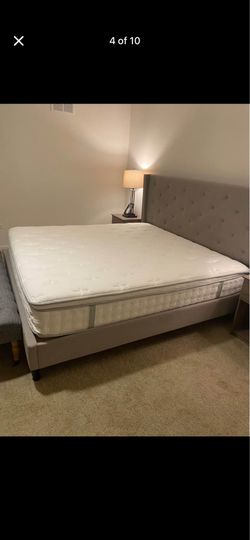 King size mattress only gently used