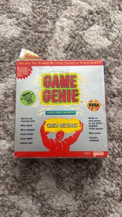 Game genie for sega genesis