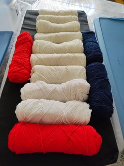 Yarn. Leftover from project. Price for 13