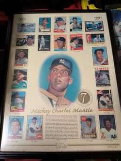 Mickey Mantle Limited Edition Original Poster #10,000