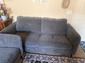 Gray Couch & Loveseat