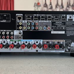 DENON AVR-S960H Receiver – 7.2 Channel, 8K Ultra HD, Excellent Condition!