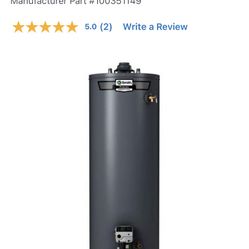 AO SMITH WATER HEATER 40 gal Natural Gas 