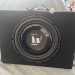 Dual 10” Inch Powered Slim Subwoofer