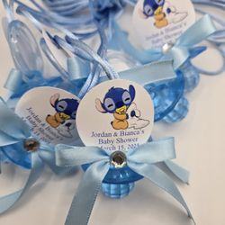 Personalized Stitch Baby Shower Pacifiers
