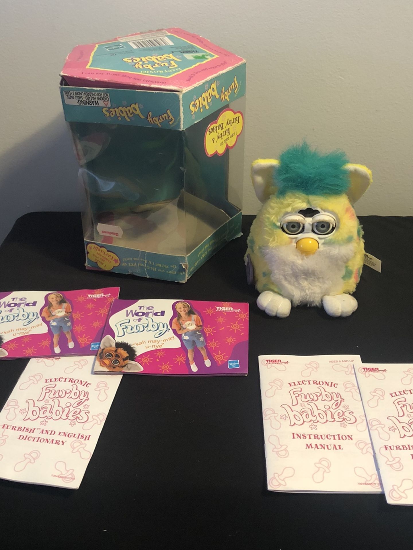 Scarce 1999 Confetti Furby Baby