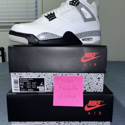 White Cement Jordan 4