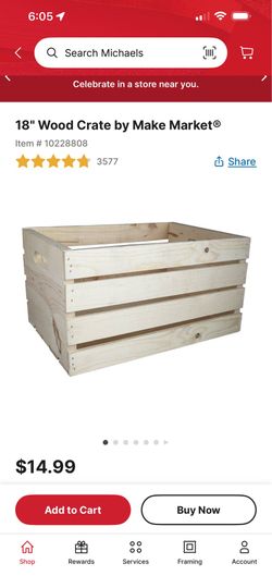 Wood Display Crates (18”) – Vendor Booth Display | Buy 1 or Bundle & Save