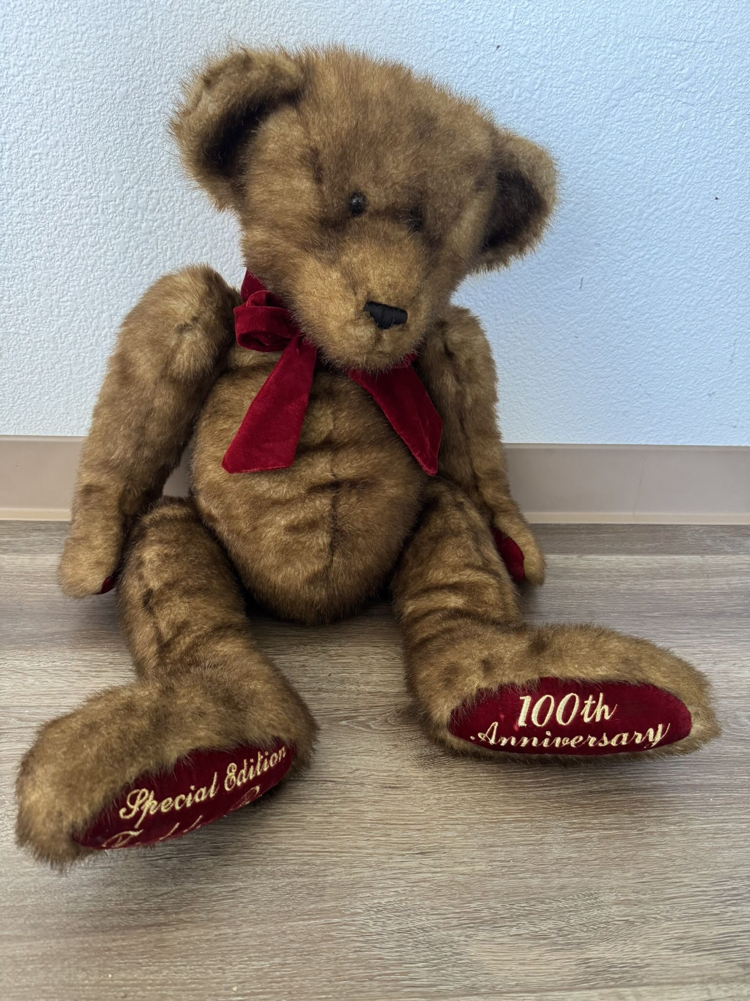 Dan Dee Collectors Ear Choice 100th Anniversary Special Teddy Bear Plush