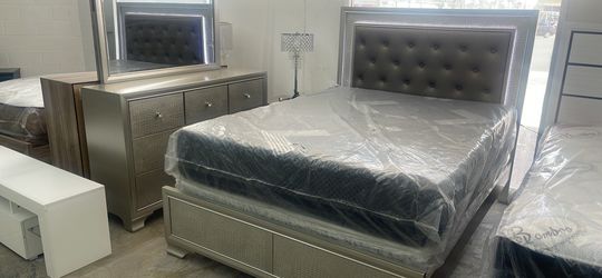 Recámara completa (queen size bedroom set )
