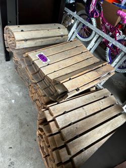 Wooden Garden Pathway