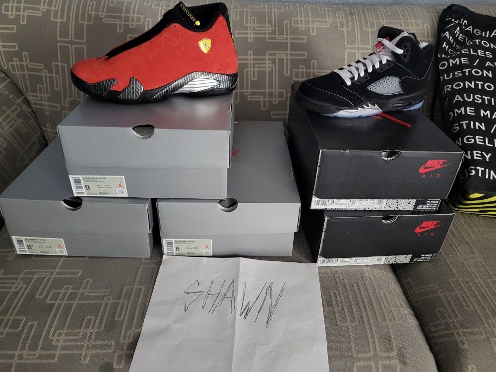 Jordan 14 Ferrari Sz 8,8.5,9