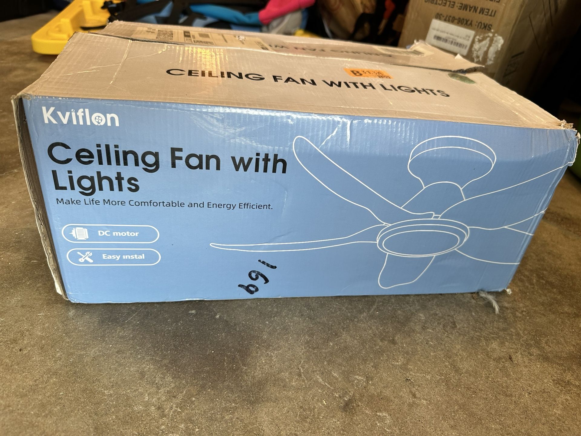 Kviflon Ceiling Fan With Lights