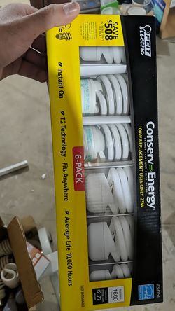 Softwhite lightbulbs.