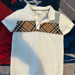 Kids Burberry Shirt Size 6y (worn once) 